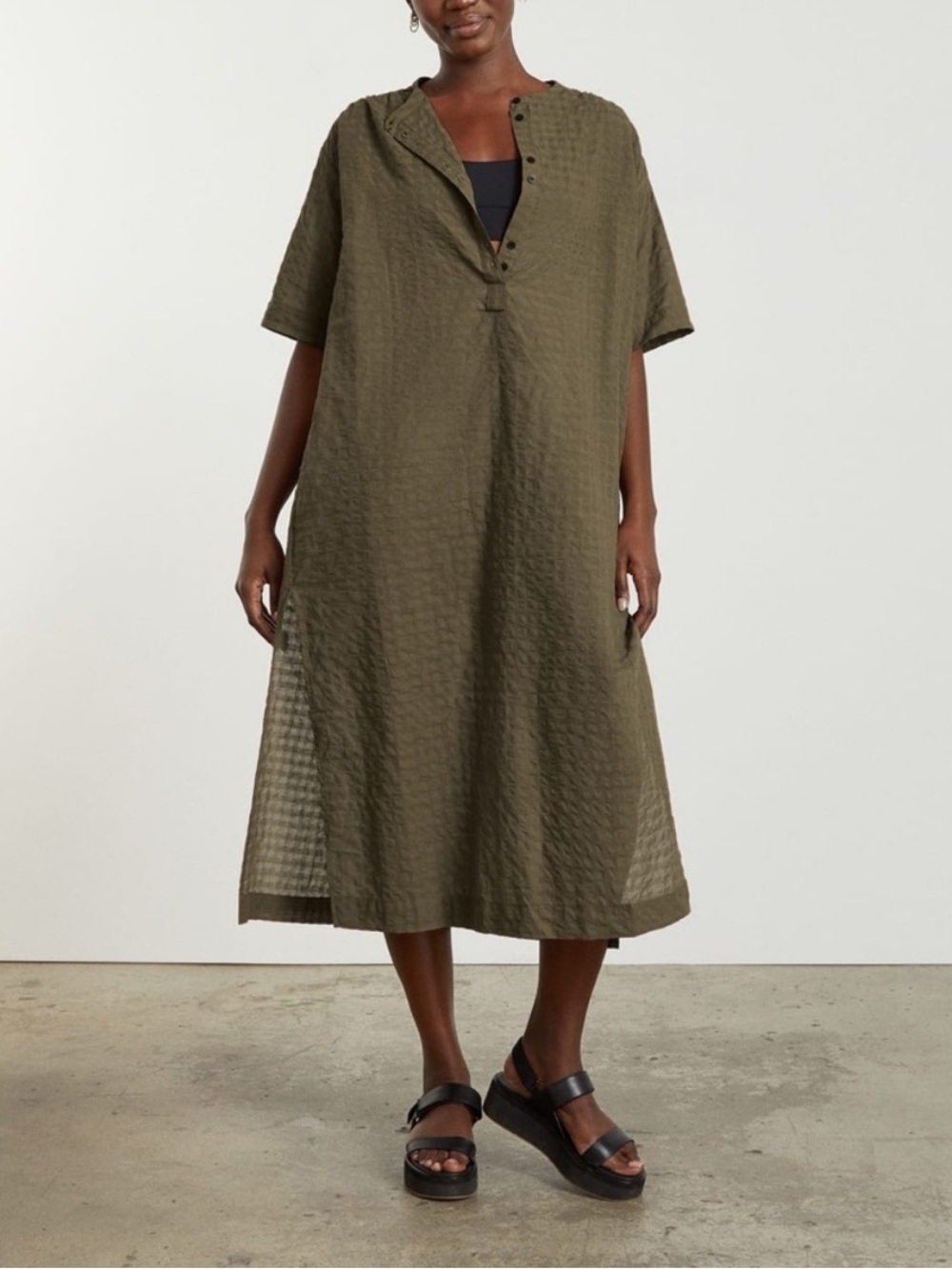 NWOT Everlane The Caftan Dress in Beech